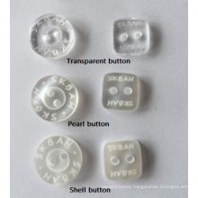 Fashion Shell Buttons with Customized Logo, Color